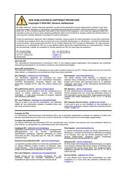 IEC 61987-13:2016 - Industrial-process measurement and control - Data structures and elements in process equipment catalogues - Part 13: Lists of properties (LOP) for pressure measuring equipment for electronic data exchange - Page 2 preview