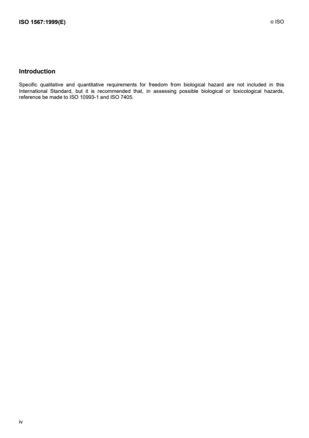 ISO 1567:1999 ISO 1567:1999 - Dentistry -- Denture base polymers - Page 4 preview