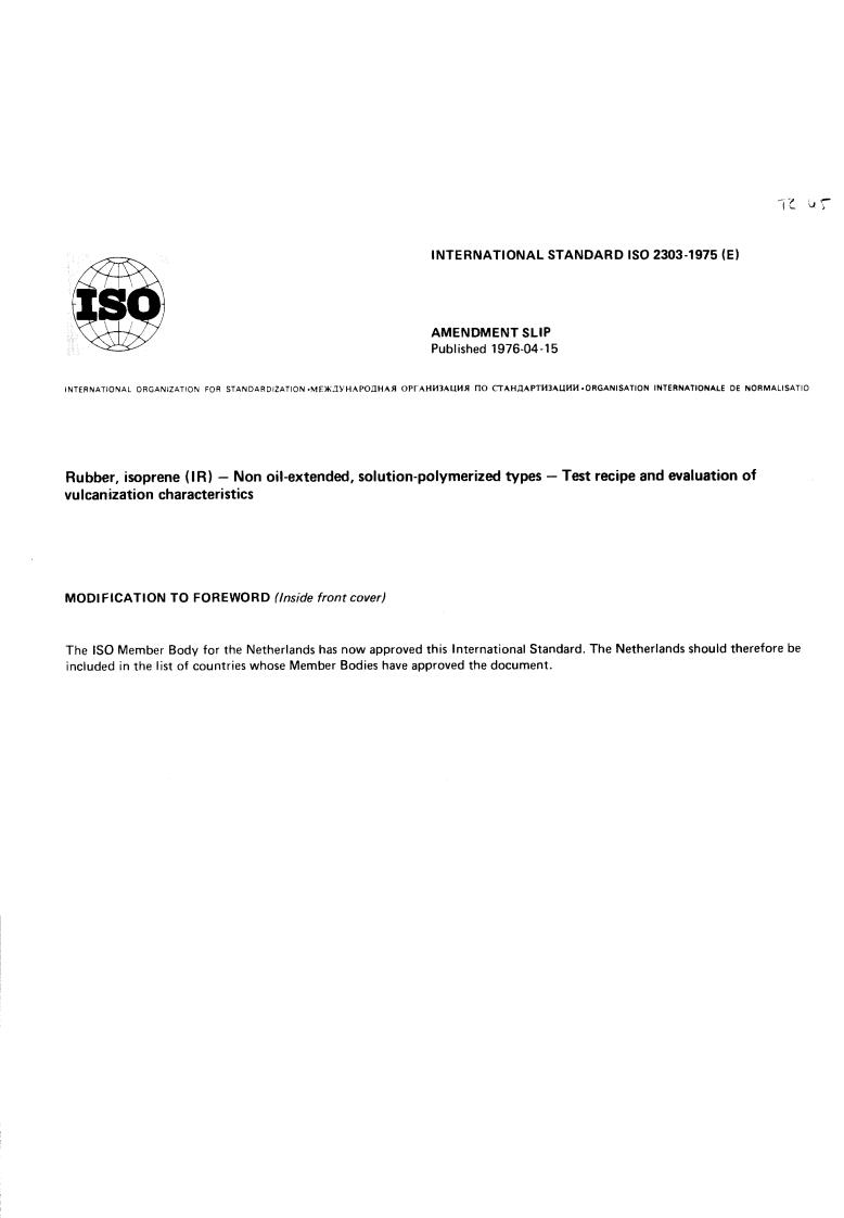 ISO 2303:1975 - Title missing - Legacy paper document
Released:1/1/1975