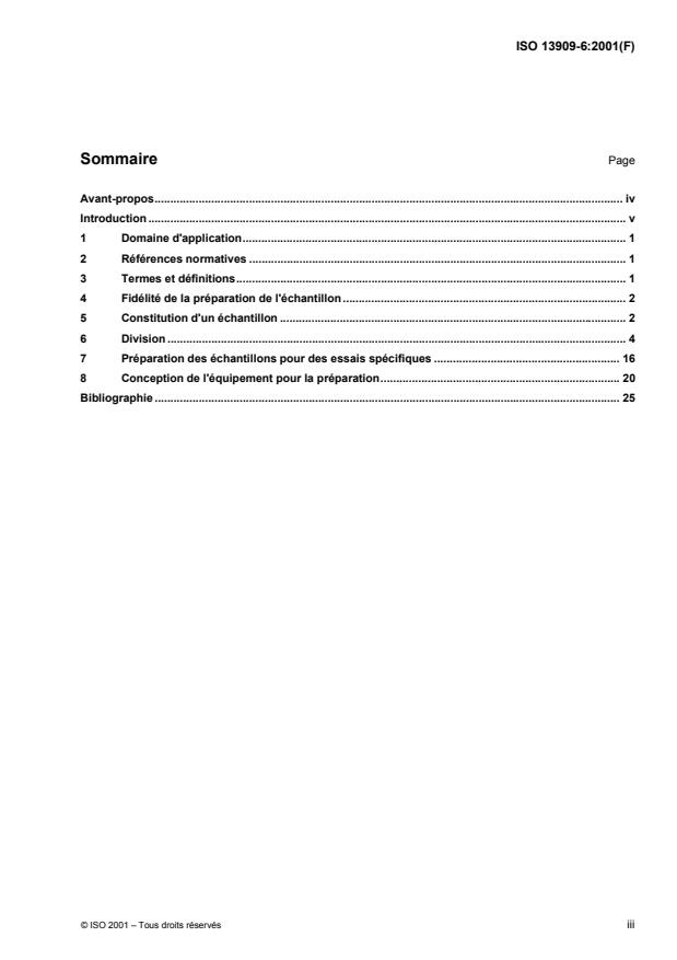 ISO 13909-6:2001 - Houille et coke -- Échantillonnage mécanique