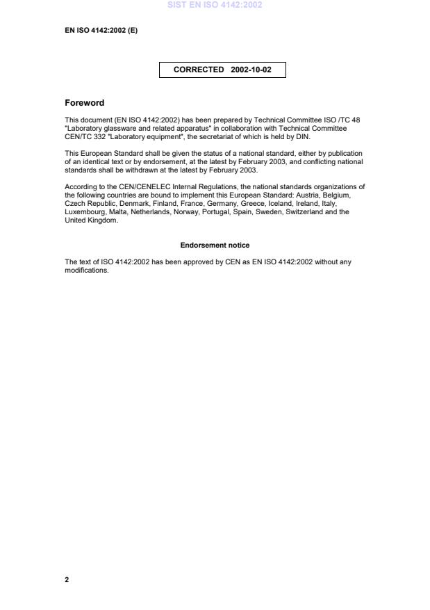 EN ISO 4142:2002 EN ISO 4142:2002 - Page 4 preview