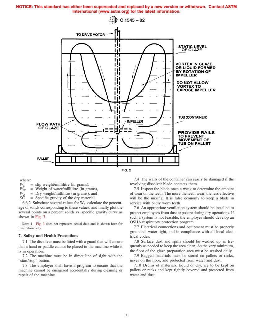 ASTM C1545-02 - Practice for Dispersing Pigments and Other Materials into Water-Based Suspensions with a High Intensity Mixer