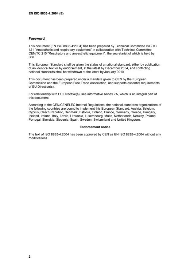 EN ISO 8835-4:2004 EN ISO 8835-4:2005 - Page 4 preview