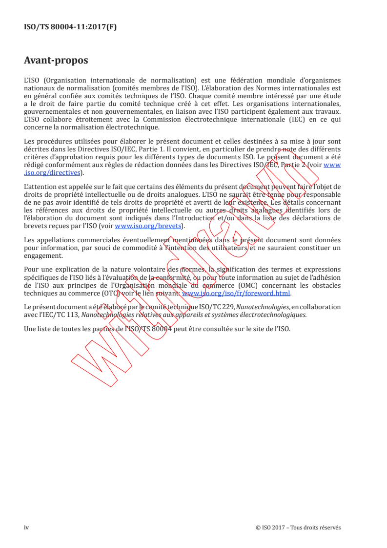 ISO TS 80004-11:2017 ISO TS 80004-11:2017 - Nanotechnologies - Vocabulaire - Partie 11: Nanocouche, nanorevêtement, nanofilm et termes associés
Released:6/1/2017 - Page 4 preview