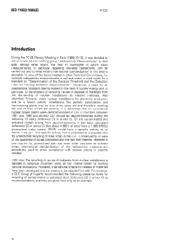 ISO 11932:1996 - Activity measurements of solid materials considered for recycling, re-use or disposal as non-radioactive waste
Released:12/26/1996 - Page 4 preview
