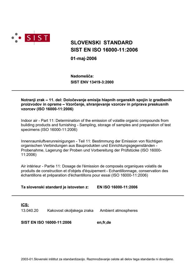 EN ISO 16000-11:2006