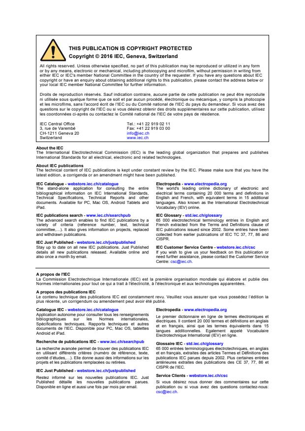 IEC 62439-2:2016 IEC 62439-2:2016 - Industrial communication networks - High availability automation networks - Part 2: Media Redundancy Protocol (MRP) - Page 2 preview