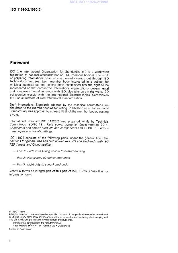 ISO 11926-2:1995 ISO 11926-2:1998 - Page 4 preview