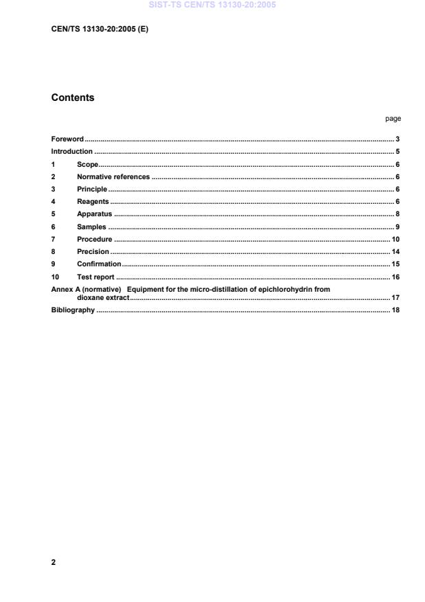 CEN/TS 13130-20:2005 TS CEN/TS 13130-20:2005 - Page 4 preview
