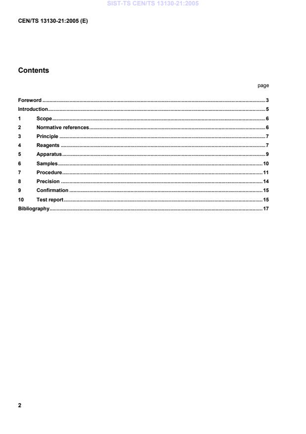 CEN/TS 13130-21:2005 TS CEN/TS 13130-21:2005 - Page 4 preview