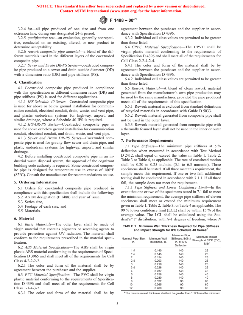 ASTM F1488-00e1 - Standard Specification for Coextruded Composite Pipe