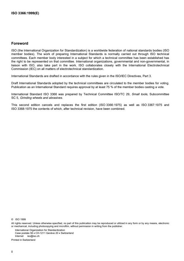 ISO 3366:1999 ISO 3366:1999 - Coated abrasives — Abrasive rolls
Released:10/21/1999 - Page 2 preview
