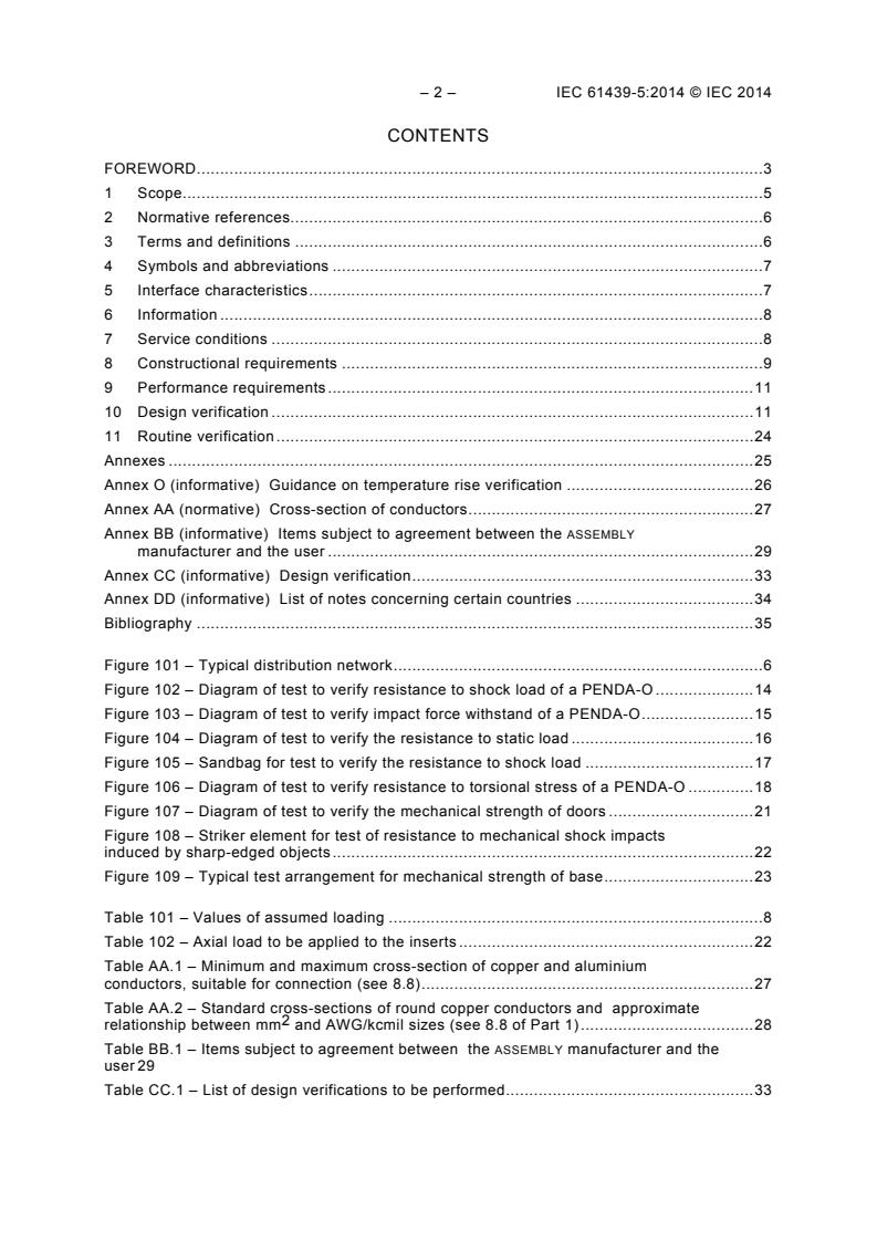 IEC 61439-5:2014 IEC 61439-5:2014 - Low-voltage switchgear and controlgear assemblies - Part 5: Assemblies for power distribution in public networks - Page 4 preview