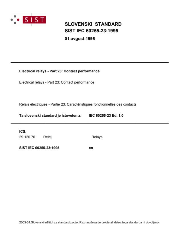 IEC 60255-23:1995