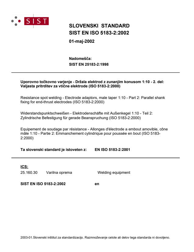 EN ISO 5183-2:2002