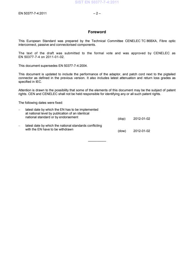 SIST EN 50377-7-4:2011 SIST EN 50377-7-4:2011 - BARVE - Page 4 preview