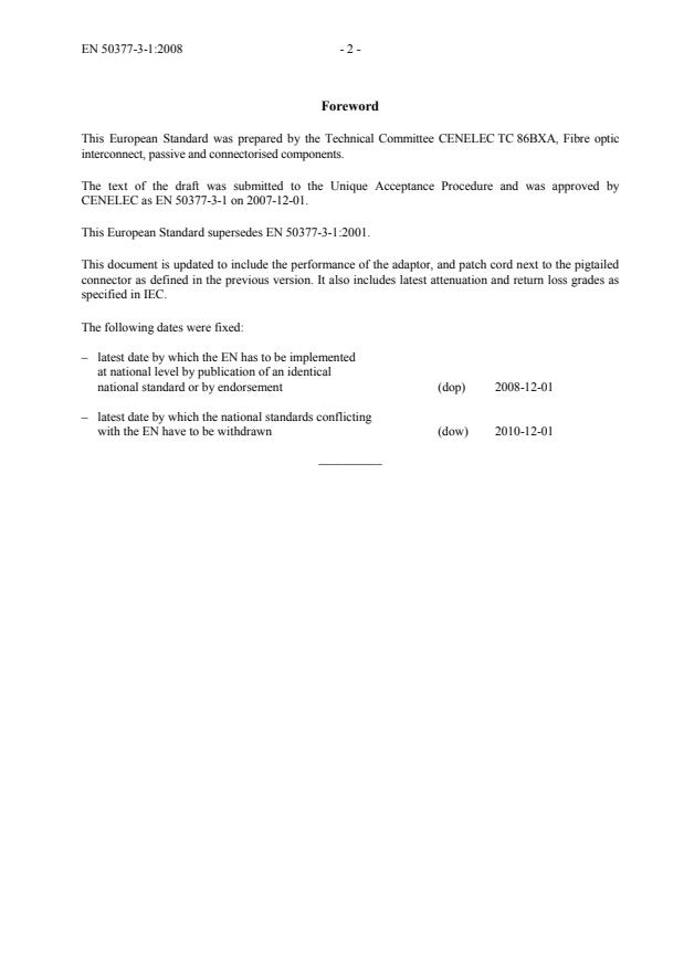 EN 50377-3-1:2008 EN 50377-3-1:2008 - Page 4 preview