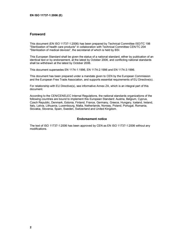 EN ISO 11737-1:2006 EN ISO 11737-1:2006 - Page 4 preview