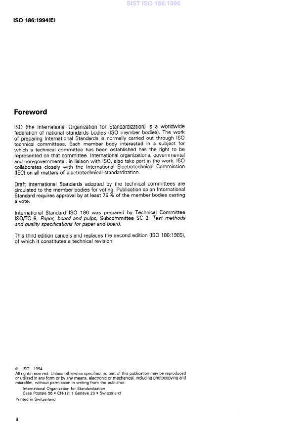 ISO 186:1994 ISO 186:1995 - Page 4 preview