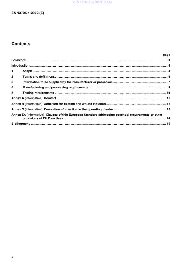 EN 13795-1:2002 EN 13795-1:2003 - Page 4 preview