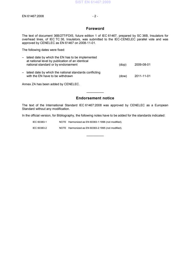 SIST EN 61467:2009 SIST EN 61467:2009 (EN) - Page 4 preview