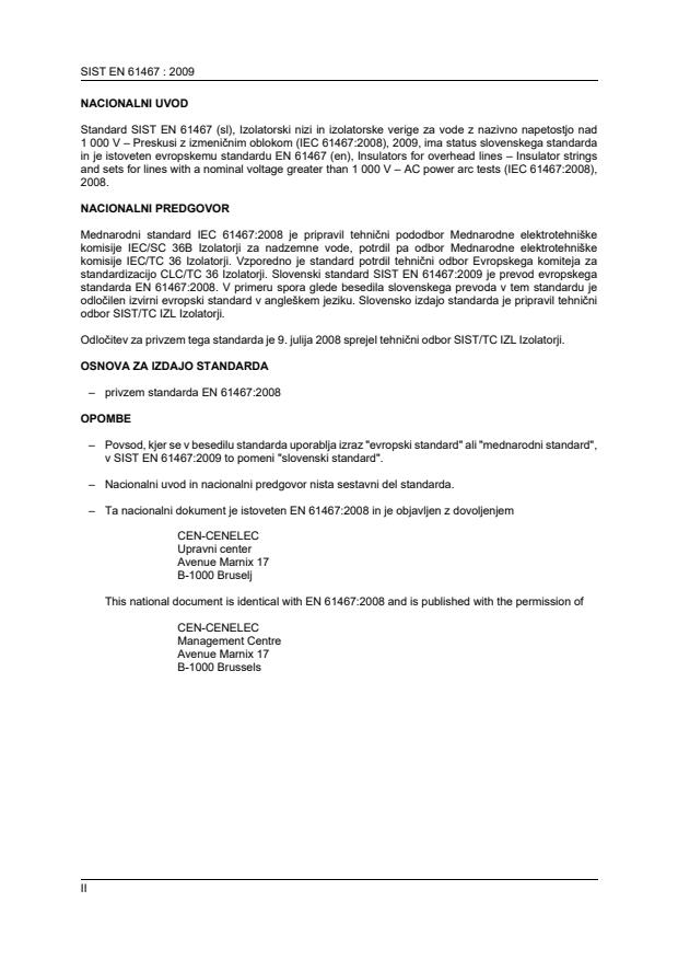SIST EN 61467:2009 SIST EN 61467:2009 - Page 2 preview