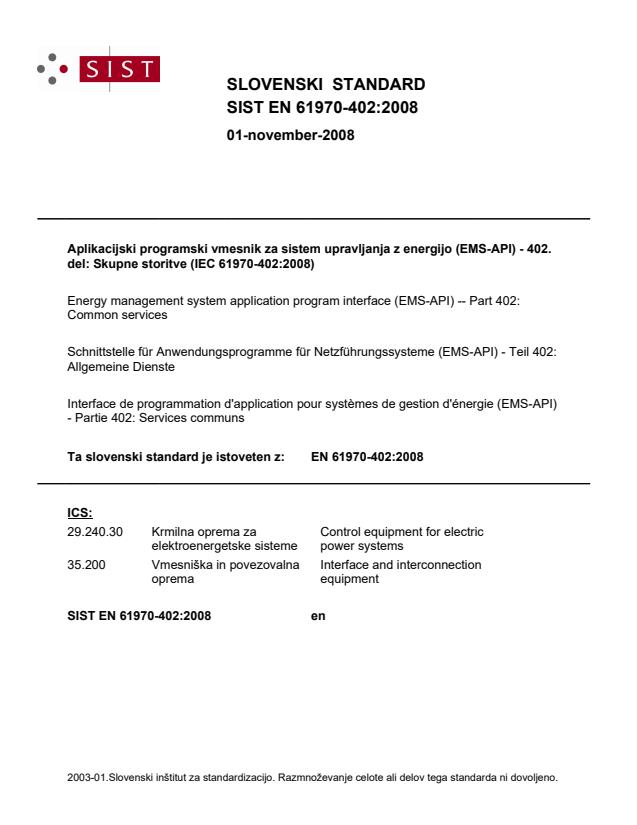 EN 61970-402:2008