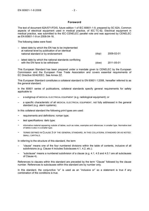 EN 60601-1-9:2008 EN 60601-1-9:2008 - Page 4 preview