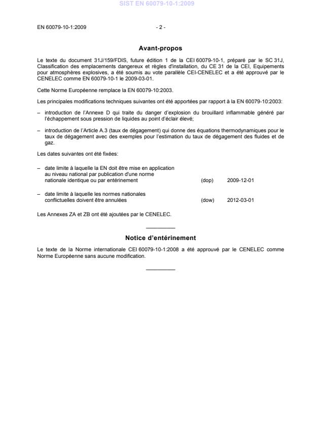 EN 60079-10-1:2009 EN 60079-10-1:2009 (FR) - Page 4 preview