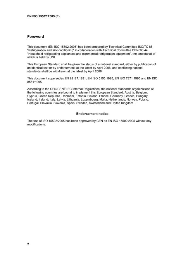 EN ISO 15502:2005 EN ISO 15502:2006 - Page 4 preview
