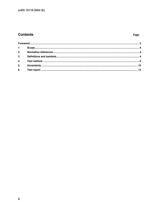 oSIST prEN 15116:2005 oSIST prEN 15116:2005 - Page 4 preview