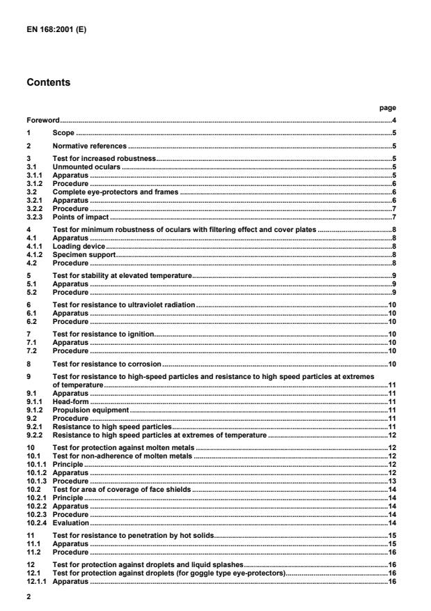 EN 168:2001 EN 168:2002 - Page 4 preview