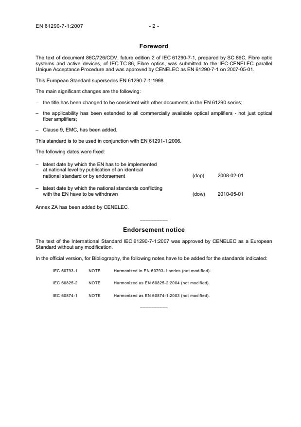 SIST EN 61290-7-1:2007 SIST EN 61290-7-1:2007 - Page 4 preview