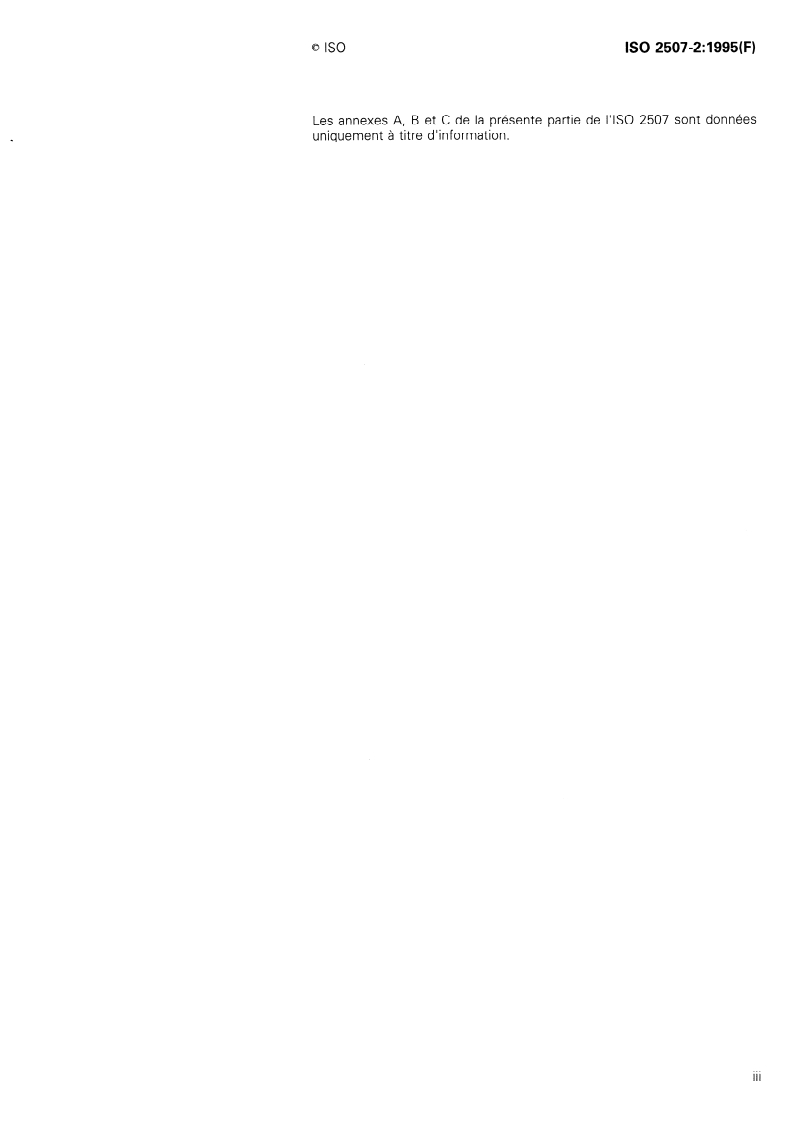 ISO 2507-2:1995 - Tubes et raccords en matières thermoplastiques — Température de ramollissement Vicat — Partie 2: Conditions particulières d'essai pour tubes et raccords en poly(chlorure de vinyle) non plastifié (PVC-U) ou en poly(chlorure de vinyle) chloré (PVC-C) et tubes en poly(chlorure de vinyle) à résistance au choc améliorée (PVC-HI)
Released:2/2/1995