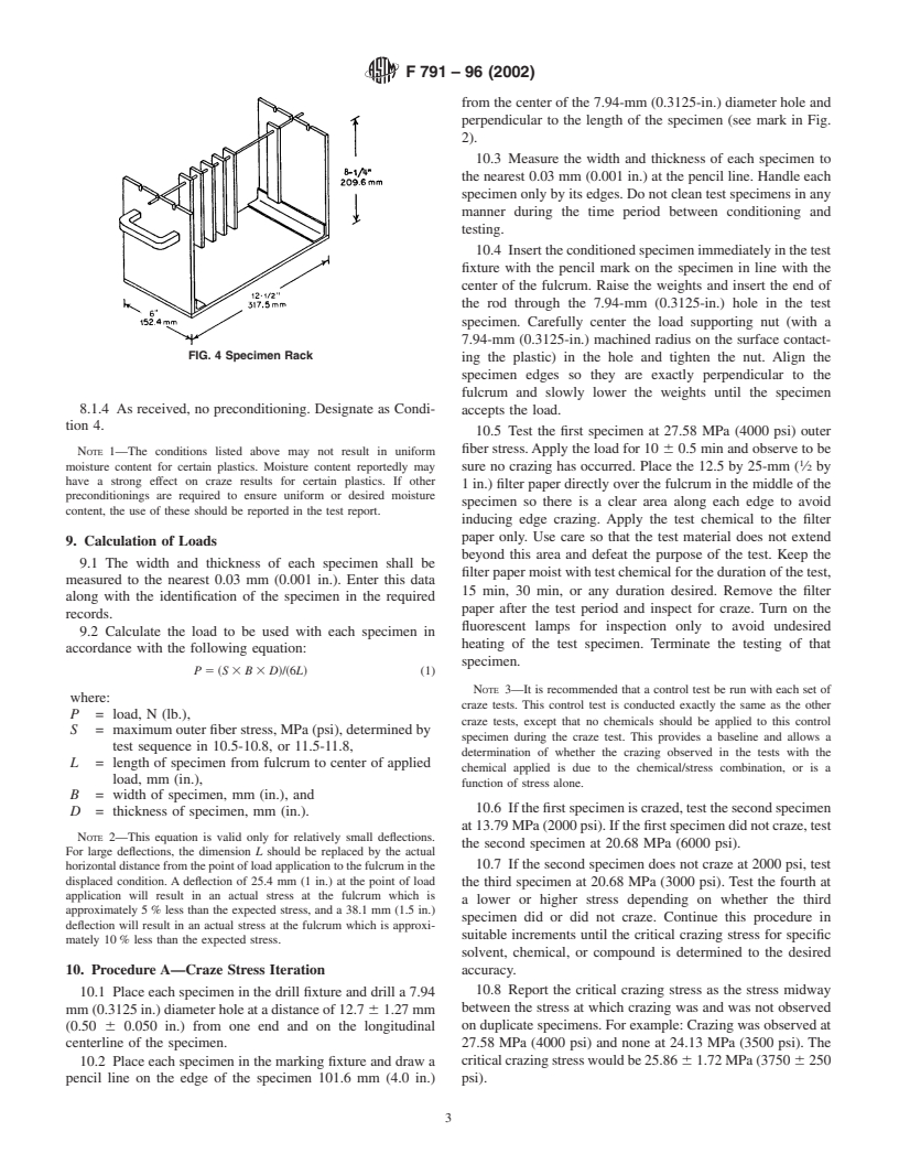 ASTM F791-96(2002) - Standard Test Method for Stress Crazing of Transparent Plastics