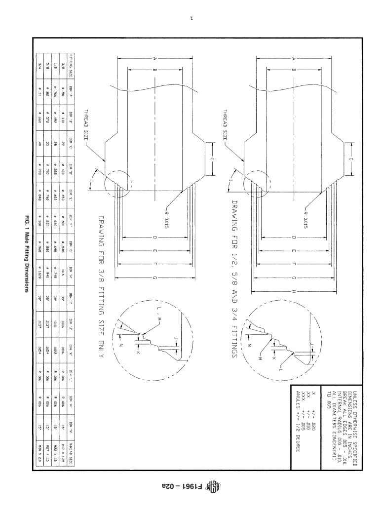 ASTM F1961-02a - Standard Specification for Metal Mechanical Cold Flare Compression Fittings with Disc Spring for Crosslinked Polyethylene (PEX) Tubing