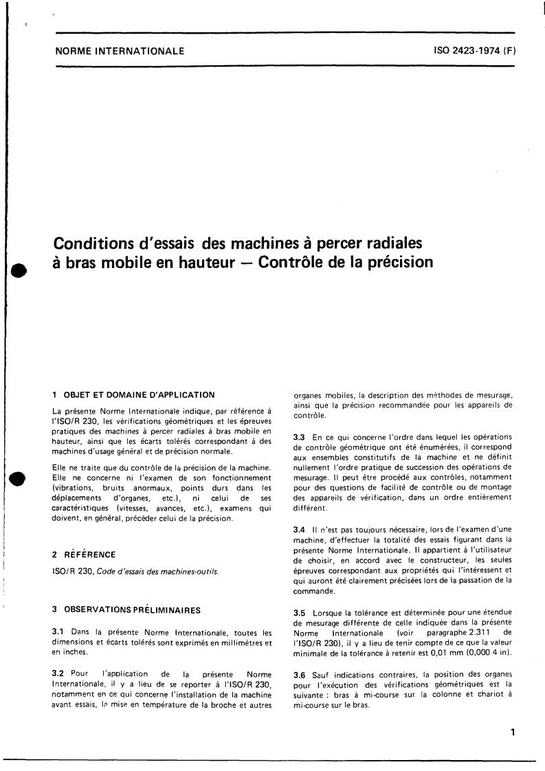 ISO 2423:1974 - Title missing - Legacy paper document