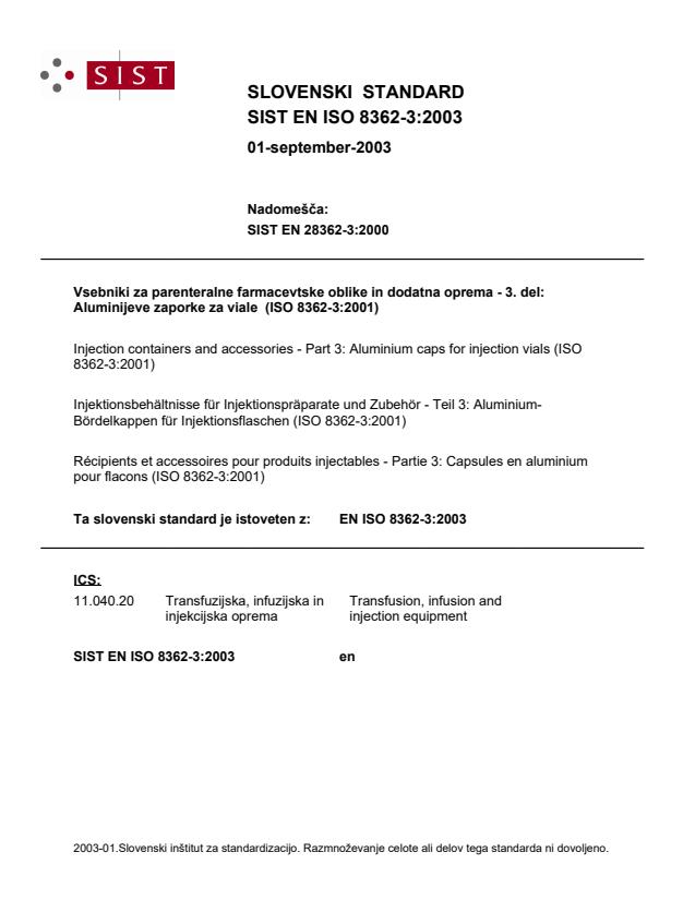 EN ISO 8362-3:2003