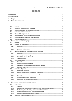 IEC 62256:2017 - Hydraulic turbines, storage pumps and pump-turbines - Rehabilitation and performance improvement
Released:5/30/2017
Isbn:9782832243404 - Page 4 preview