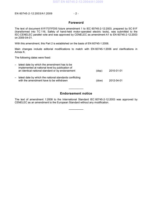 EN 60745-2-12:2003/A1:2009 EN 60745-2-12:2004/A1:2009 - Page 4 preview