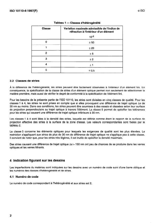 ISO 10110-4:1997 ISO 10110-4:1997 - Optique et instruments d'optique -- Indications sur les dessins pour éléments et systemes optiques - Page 4 preview