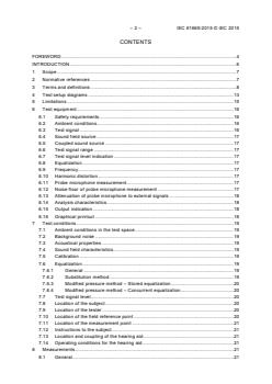 IEC 61669:2015 - Electroacoustics - Measurement of real-ear acoustical performance characteristics of hearing aids - Page 4 preview