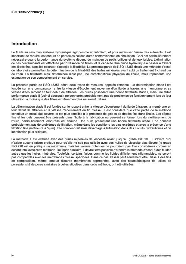 ISO 13357-1:2002 ISO 13357-1:2002 - Produits pétroliers -- Détermination de la filtrabilité des huiles lubrifiantes - Page 4 preview