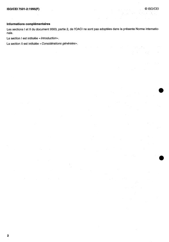 ISO/IEC 7501-2:1995 ISO/IEC 7501-2:1995 - Cartes d'identification -- Documents de voyage lisibles par machine - Page 4 preview