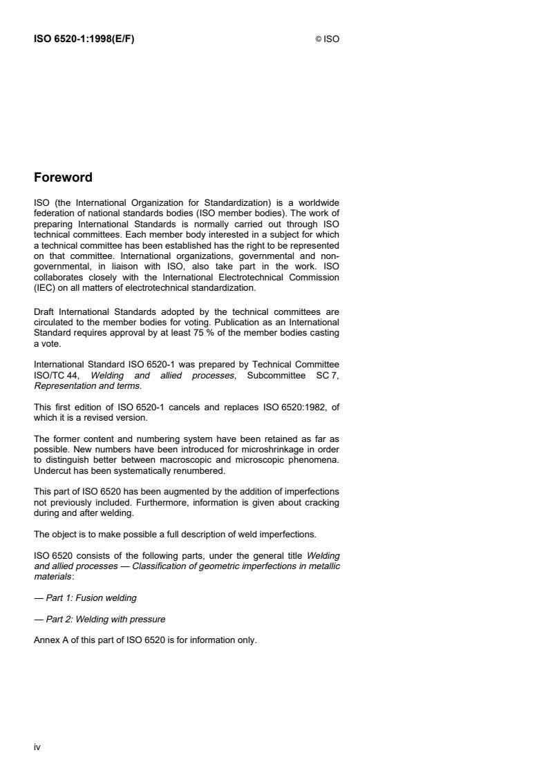 ISO 6520-1:1998 ISO 6520-1:1998 - Page 4 preview