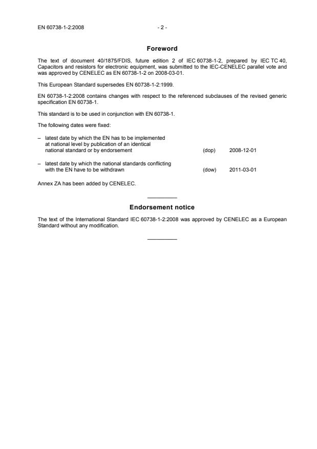 EN 60738-1-2:2008 EN 60738-1-2:2008 - Page 4 preview