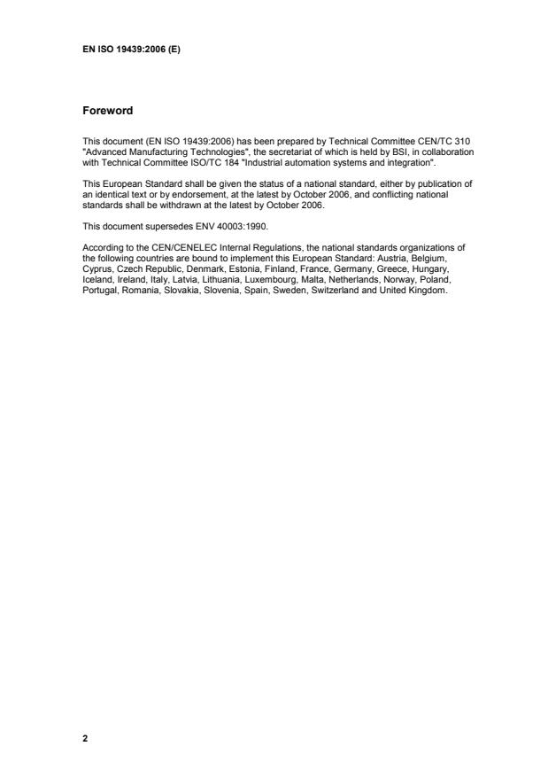 EN ISO 19439:2006 EN ISO 19439:2006 - Page 4 preview