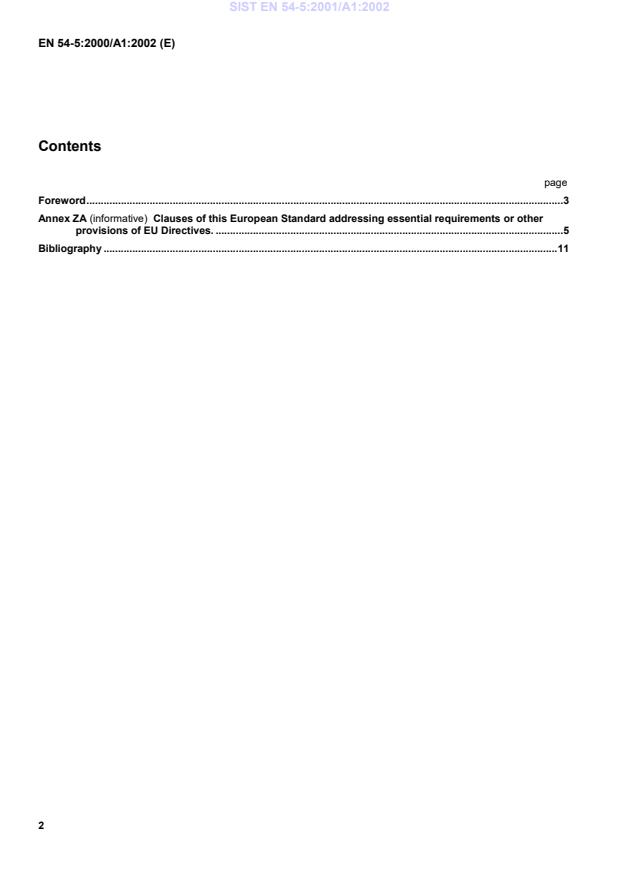 EN 54-5:2000/A1:2002 EN 54-5:2001/A1:2002 - Page 4 preview