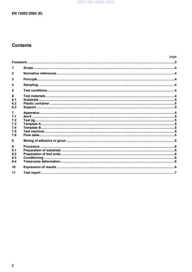 EN 12002:2002 EN 12002:2003 - Page 4 preview