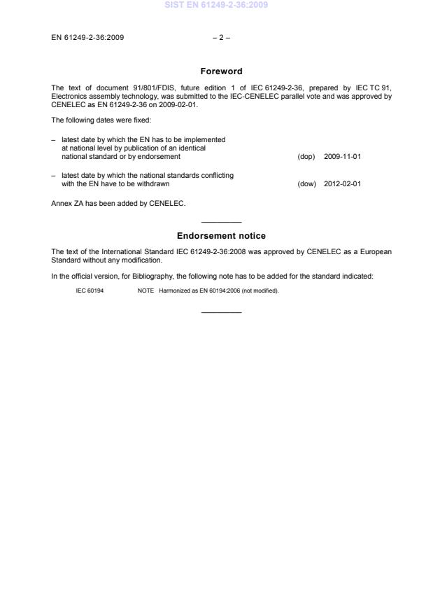 EN 61249-2-36:2009 EN 61249-2-36:2009 - Page 4 preview